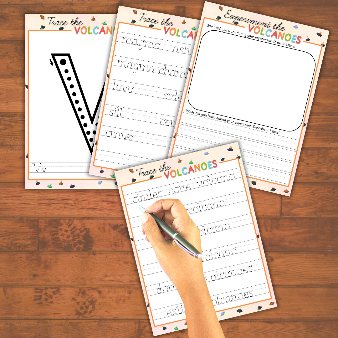 Volcano Study Workbook | Worksheets and Activities