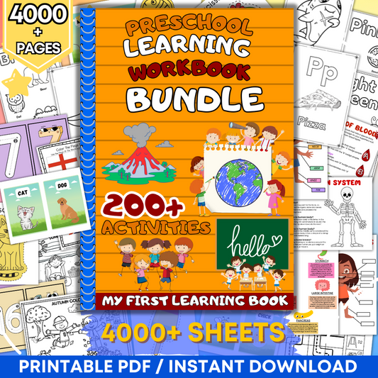 Complete PreSchool Learning Bundle | 4000+ PAGES