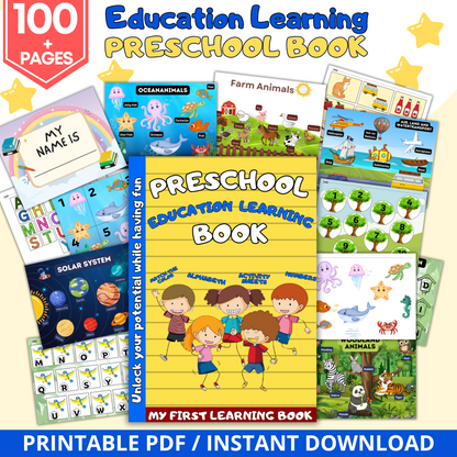 Bundle Preschool Human Anatomy + Education Learning