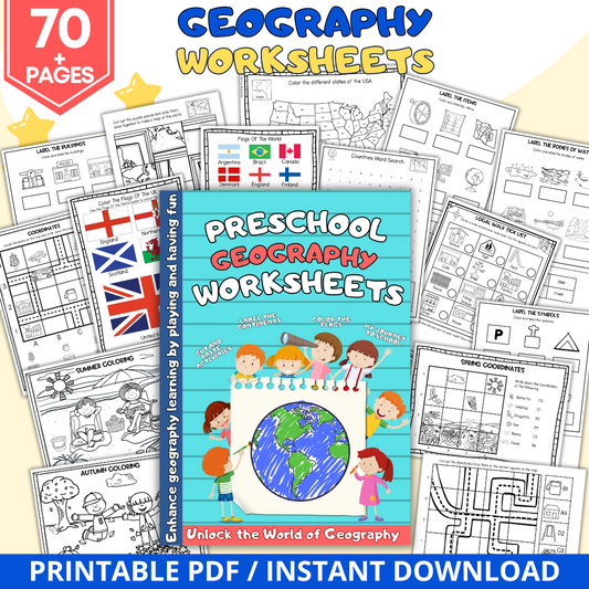 Preschool Geography Worksheets