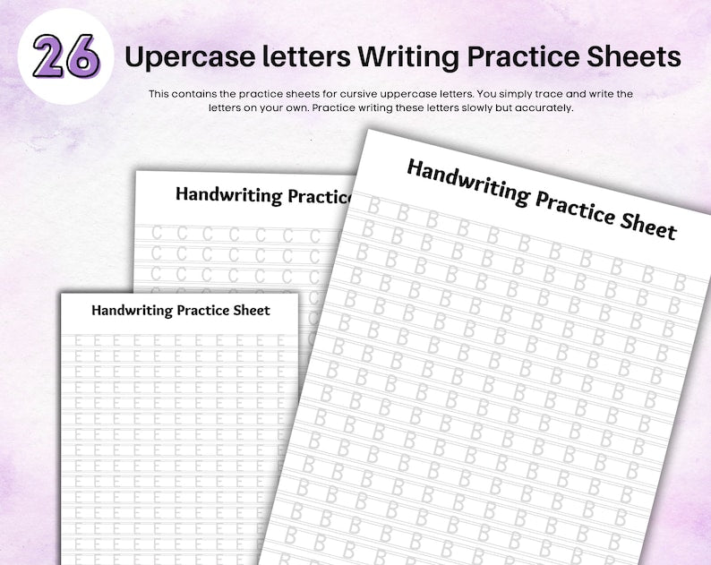 Hand Writing Workbook | Practice Worksheets Guide