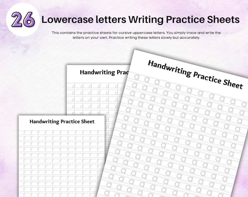 Hand Writing Workbook | Practice Worksheets Guide