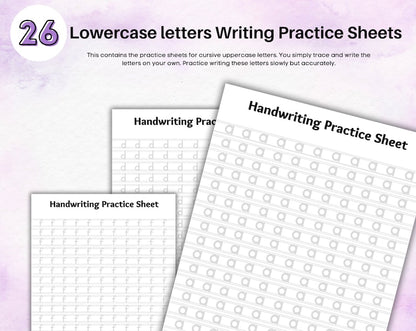 Hand Writing Workbook | Practice Worksheets Guide